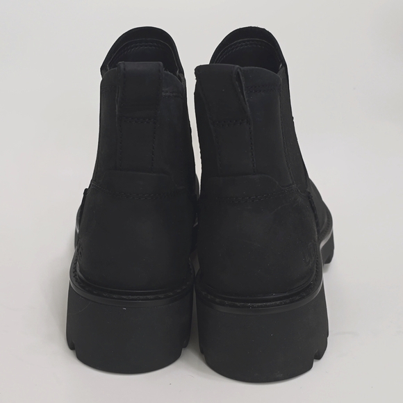 Ugg Loxley Suede Leather Booties, Black, Sz. 6.5 - Picture 7 of 11